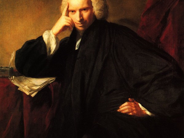 Joshua Reynolds' portrait of Laurence Sterne, 1760 (National Portrait Gallery)