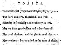[3] Toasts from  Sterne's Witticisms (1782)